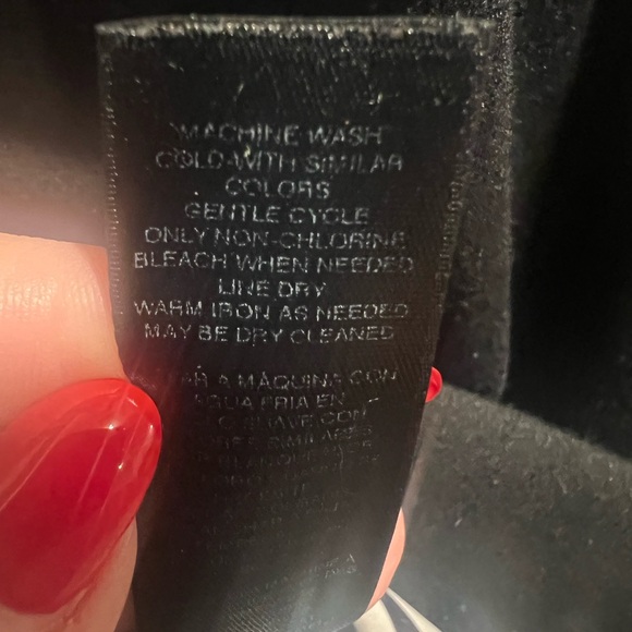 White House Black Market Stretchy Black Blazer Jacket - Sz 14 - Picture 8 of 8